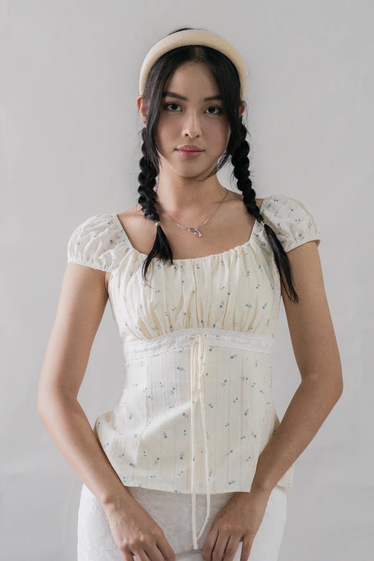 Tessa Padded Cap Sleeves Top