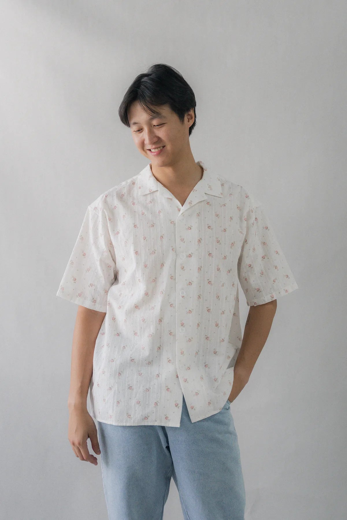 [COL YORI] Yori Collared Short Sleeve Shirt