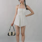 Jodi Padded Halter Romper Dress