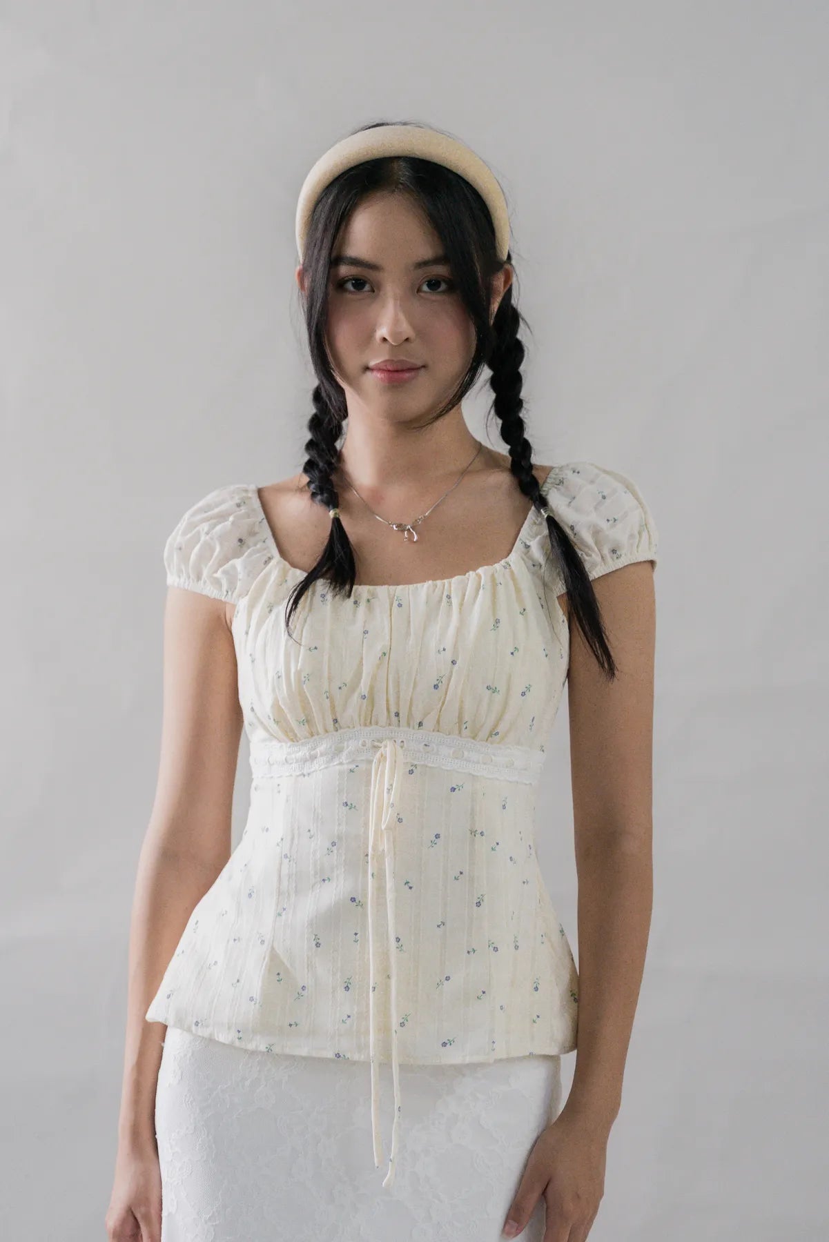 Tessa Padded Cap Sleeves Top