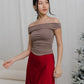 Irina Mini Satin Slip Skirt