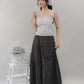 Elora Padded Ribbon Tie Top