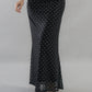 Bradley Fishtail Maxi Soft Mesh Skirt