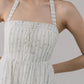 Jodi Padded Halter Romper Dress