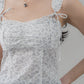 Elora Padded Ribbon Tie Top
