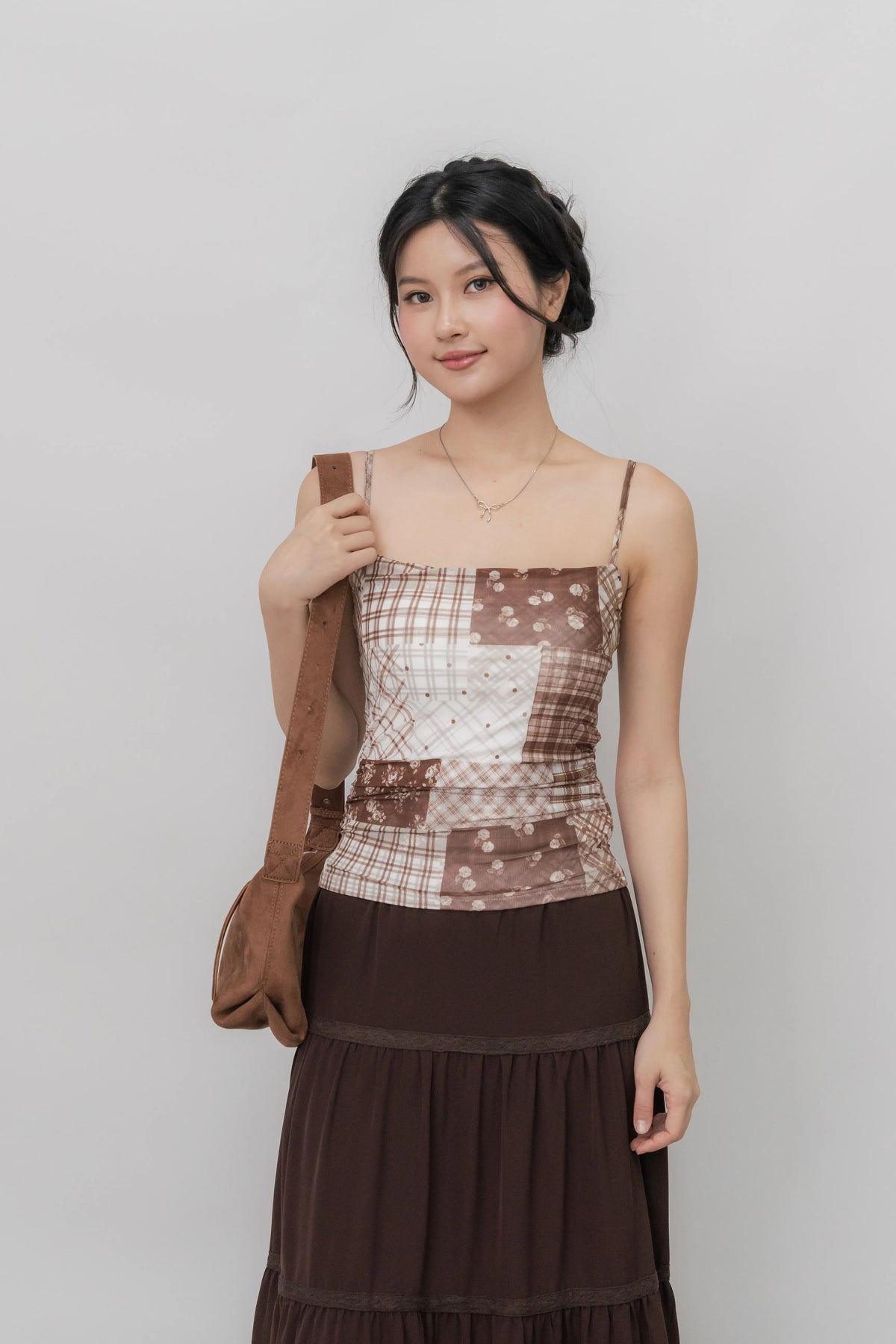 [CLOUD MESH] Ivy Padded Mesh Tank Top