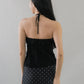 Nelly Ruffled Halter Tie Top