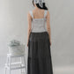 Elora Padded Ribbon Tie Top