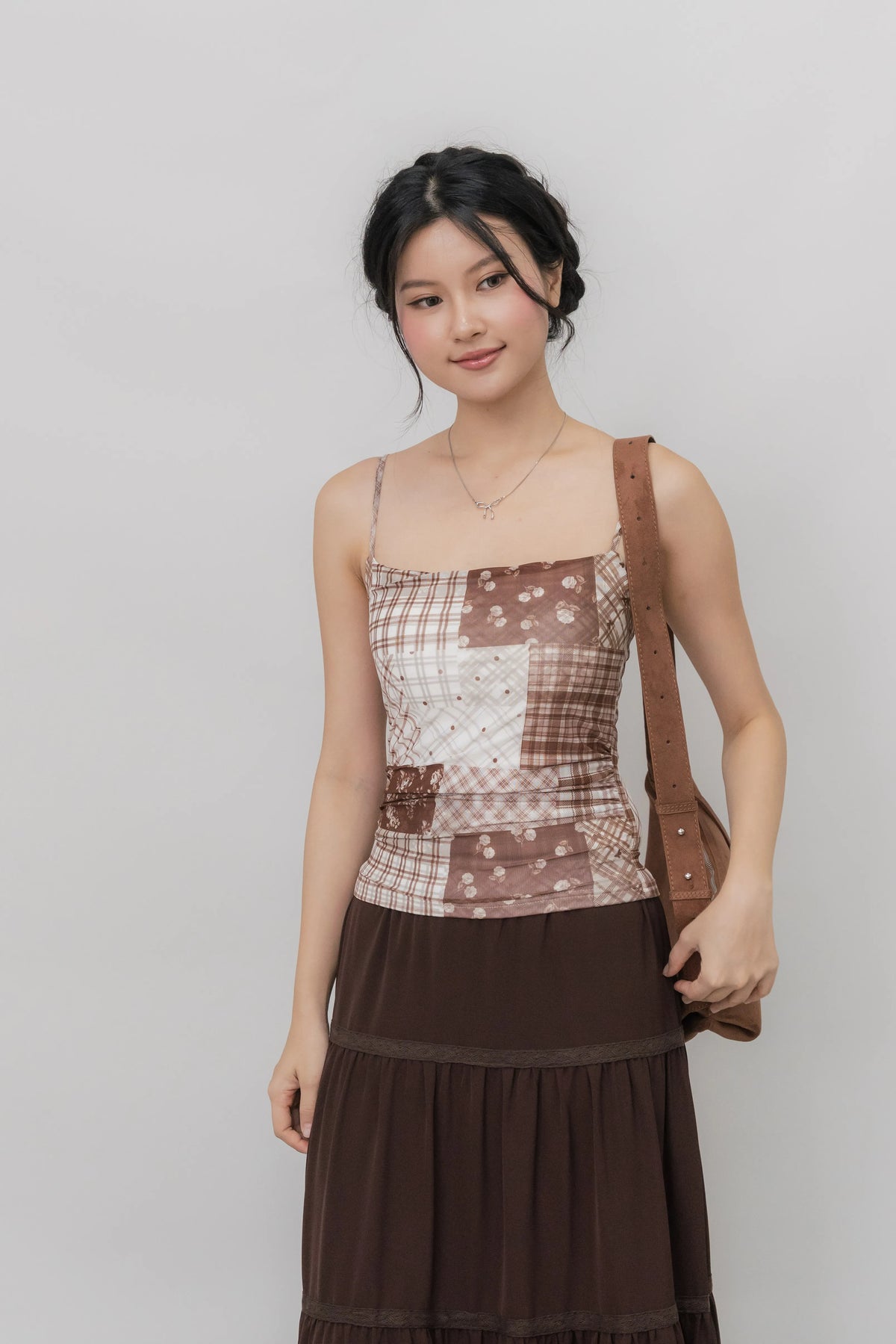[CLOUD MESH] Ivy Padded Mesh Tank Top
