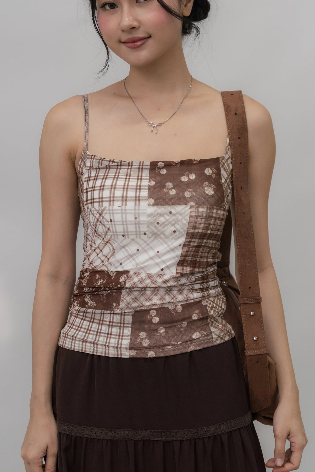 [CLOUD MESH] Ivy Padded Mesh Tank Top