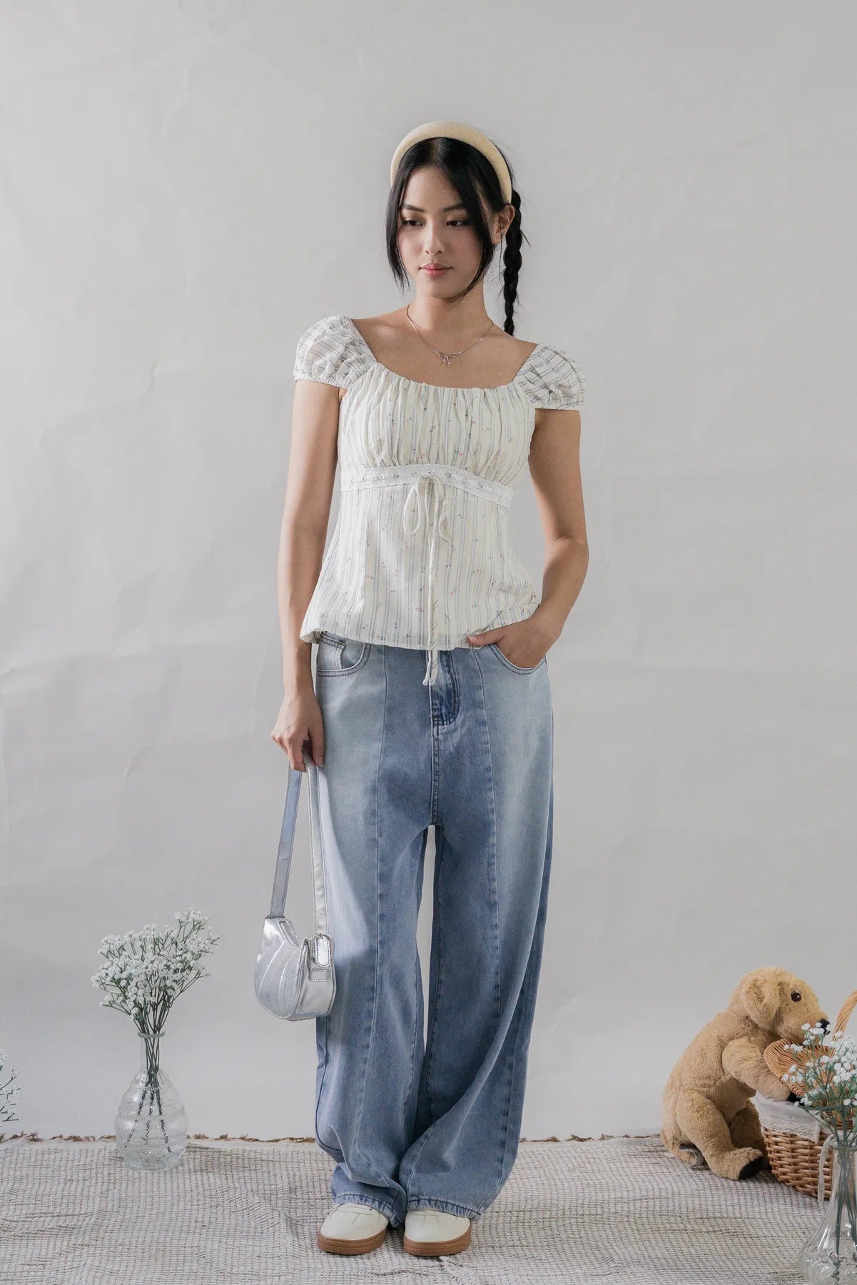 Tessa Padded Cap Sleeves Top