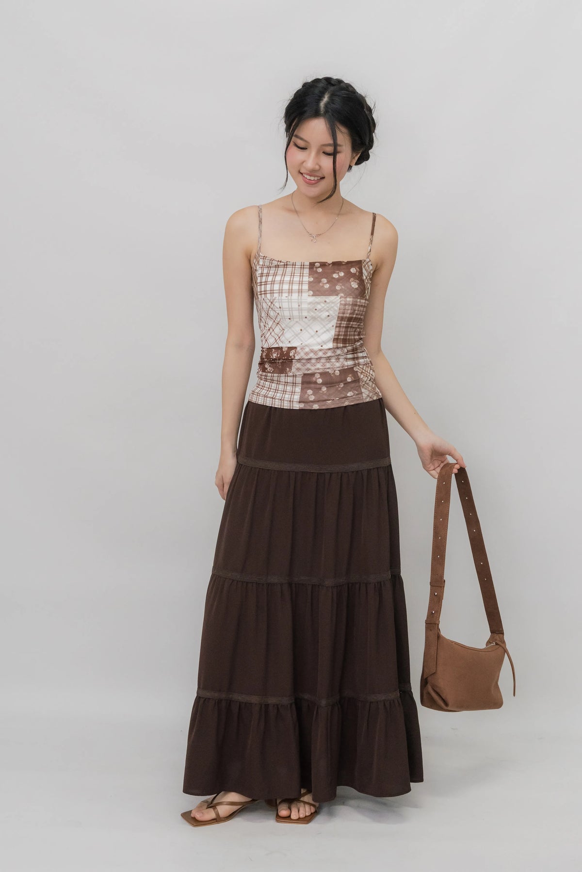 [CLOUD MESH] Ivy Padded Mesh Tank Top