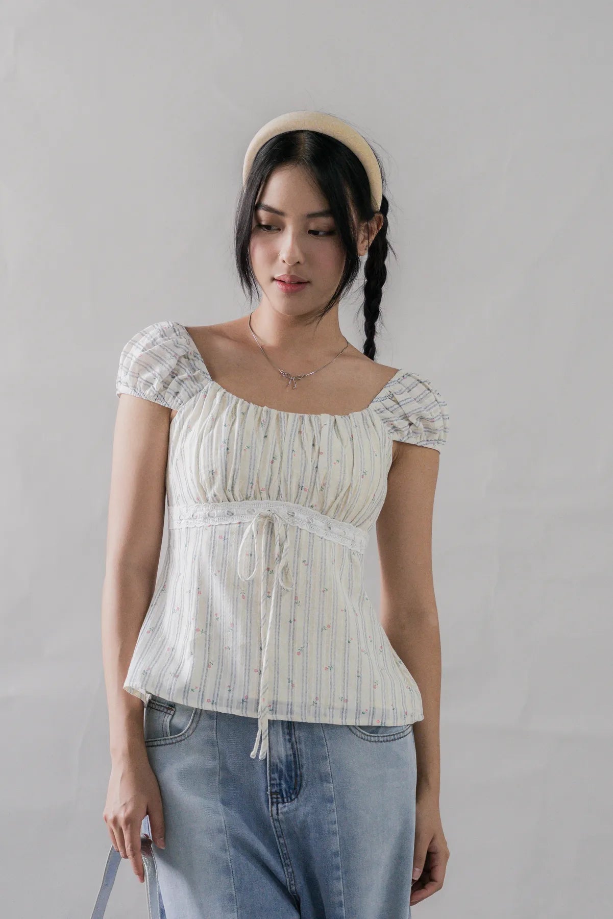 Tessa Padded Cap Sleeves Top