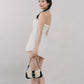 Jodi Padded Halter Romper Dress