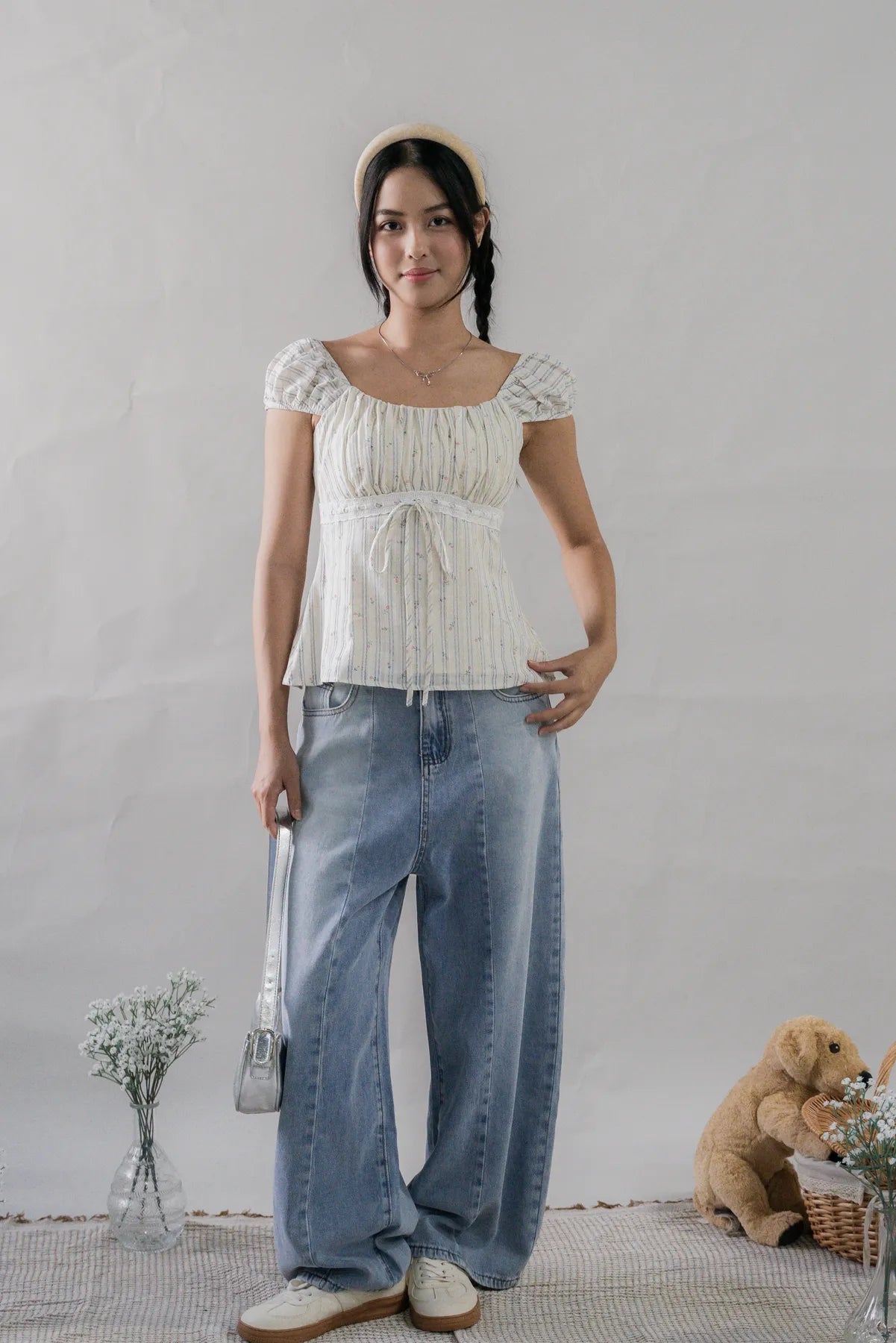 Tessa Padded Cap Sleeves Top