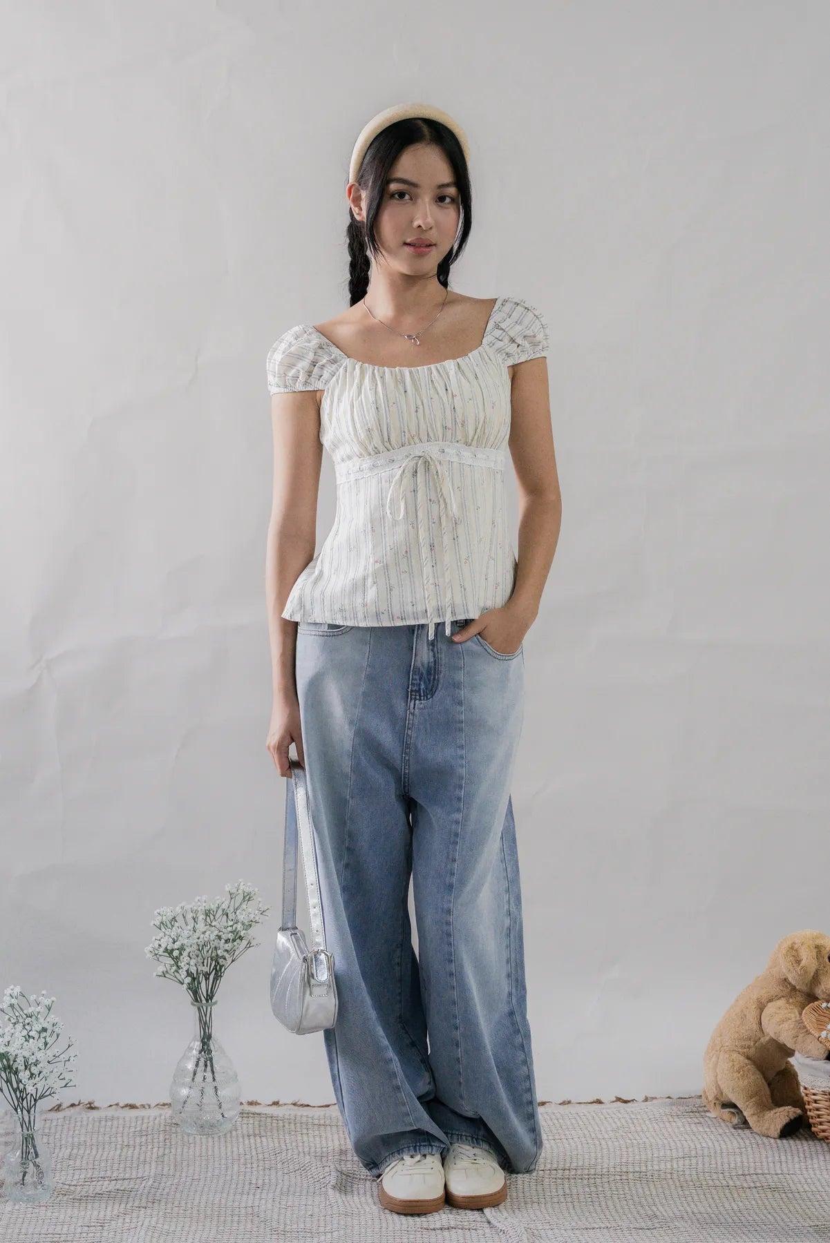 Tessa Padded Cap Sleeves Top