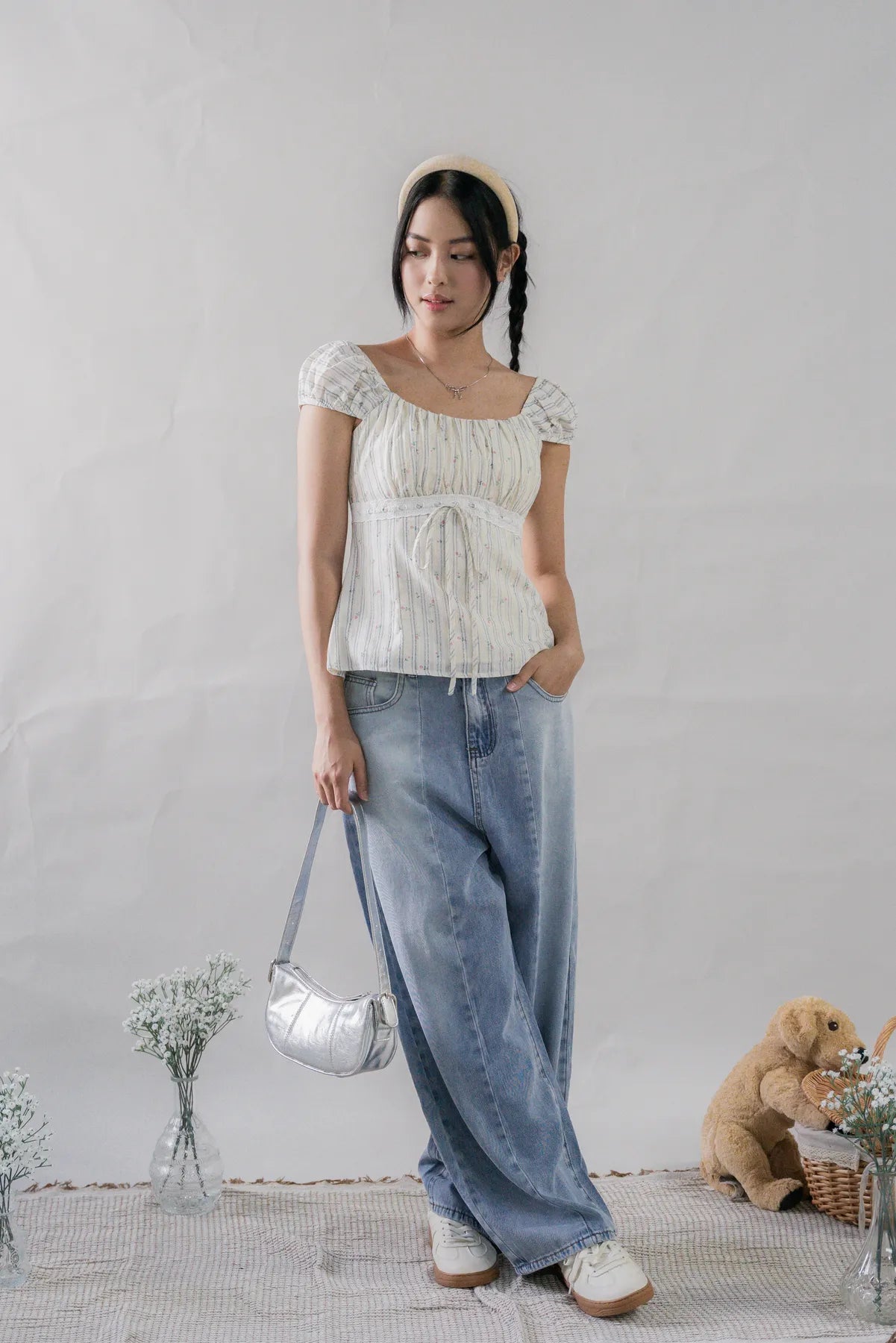 Tessa Padded Cap Sleeves Top