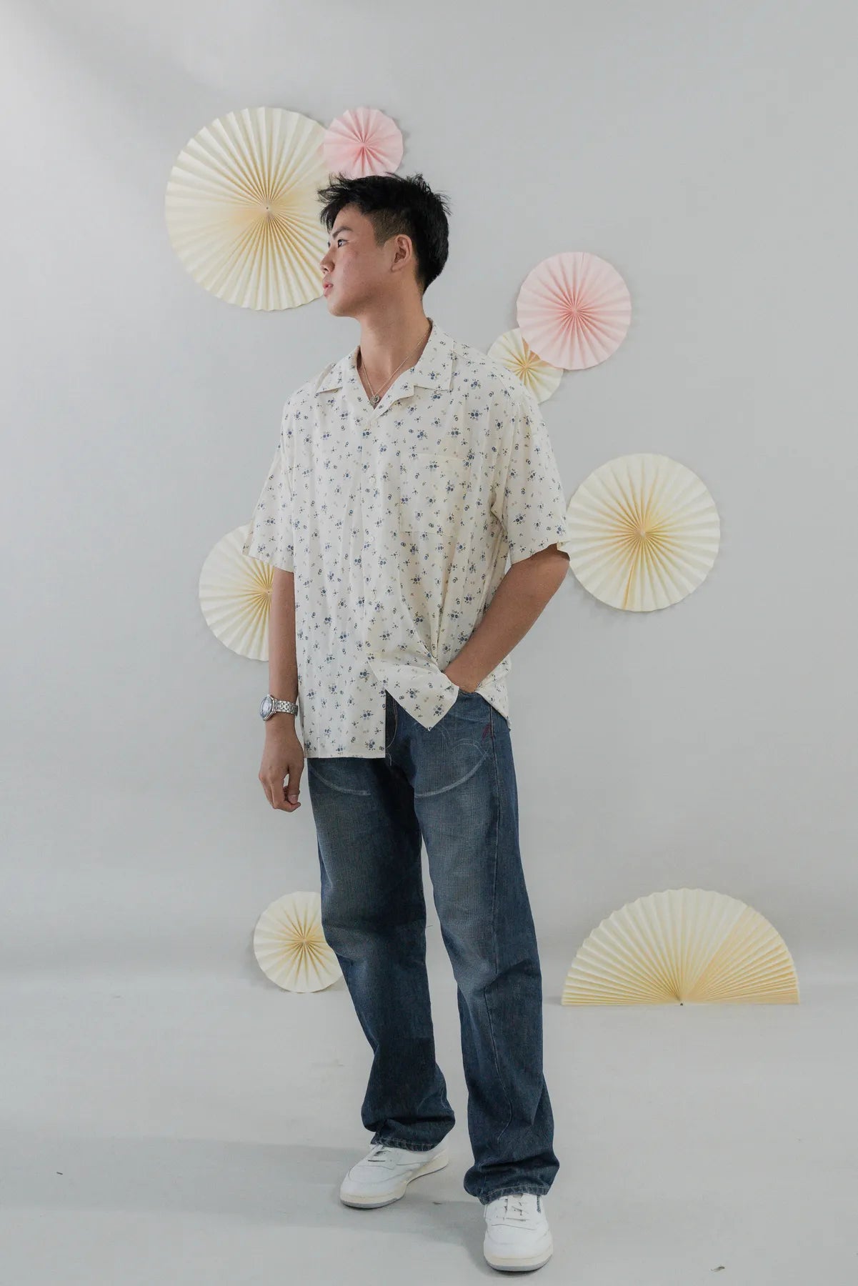 [COL FUKU] Fuku Collared Short Sleeve Shirt