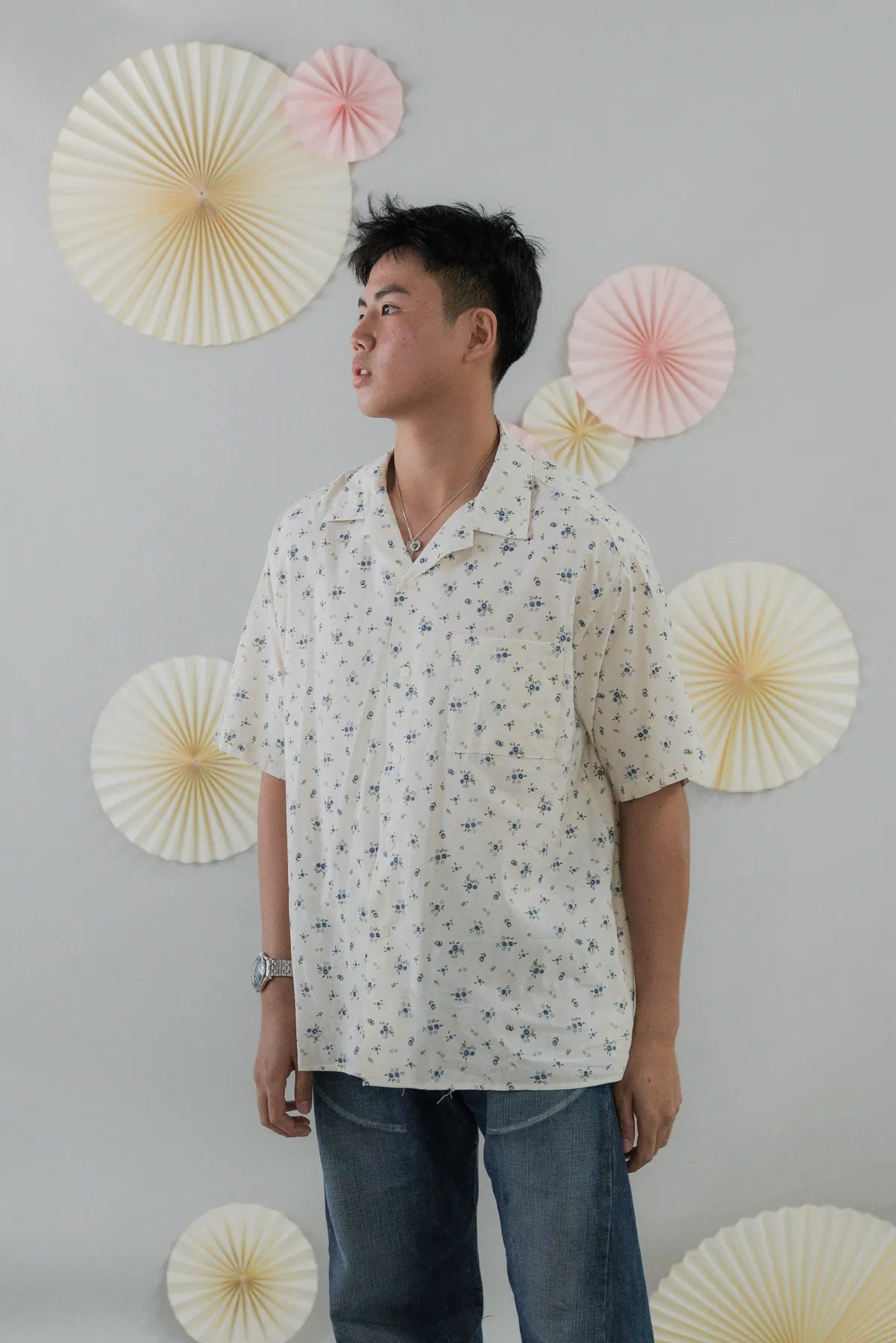 [COL FUKU] Fuku Collared Short Sleeve Shirt