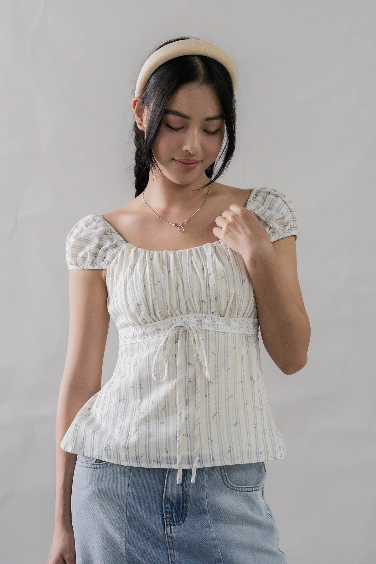 Tessa Padded Cap Sleeves Top