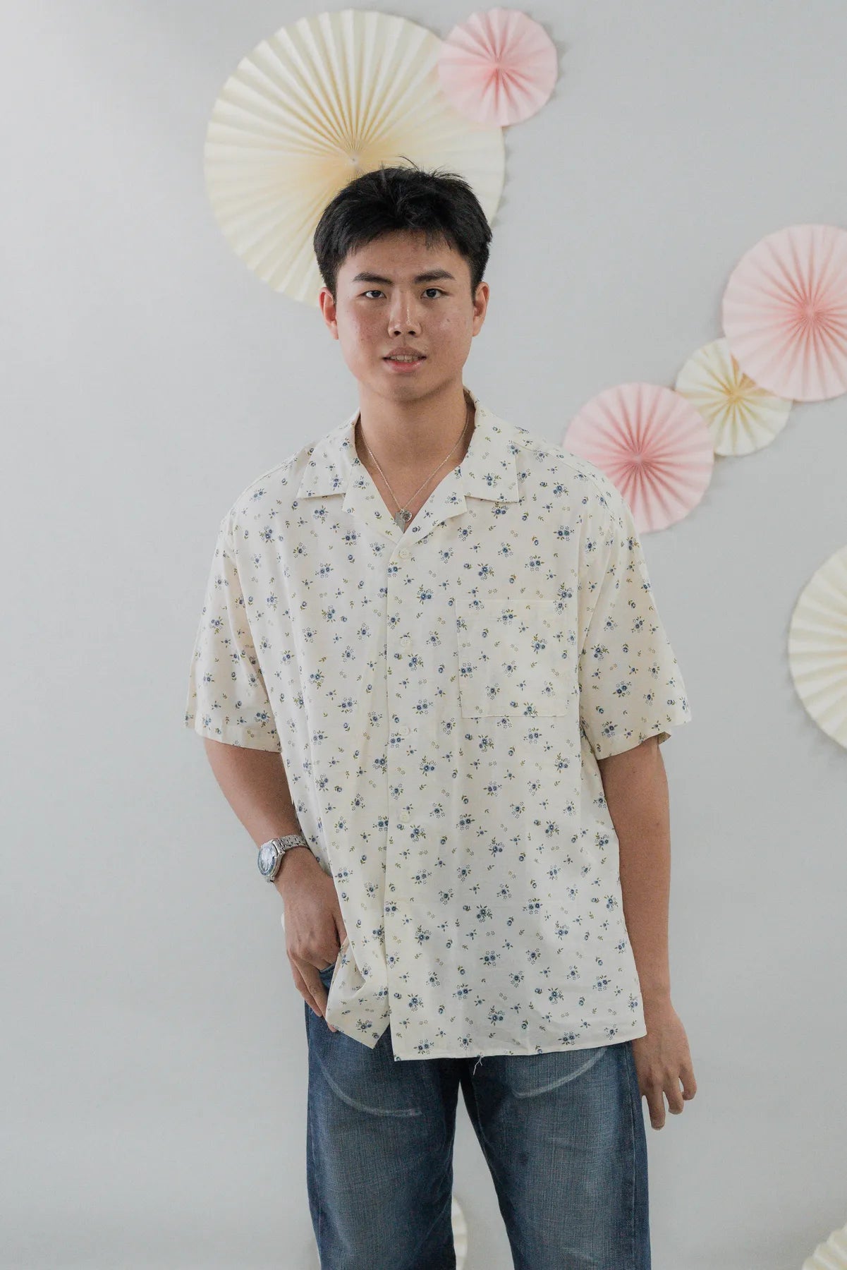 [COL FUKU] Fuku Collared Short Sleeve Shirt