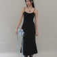 Christine Strappy Padded Lace Ribbon Dress