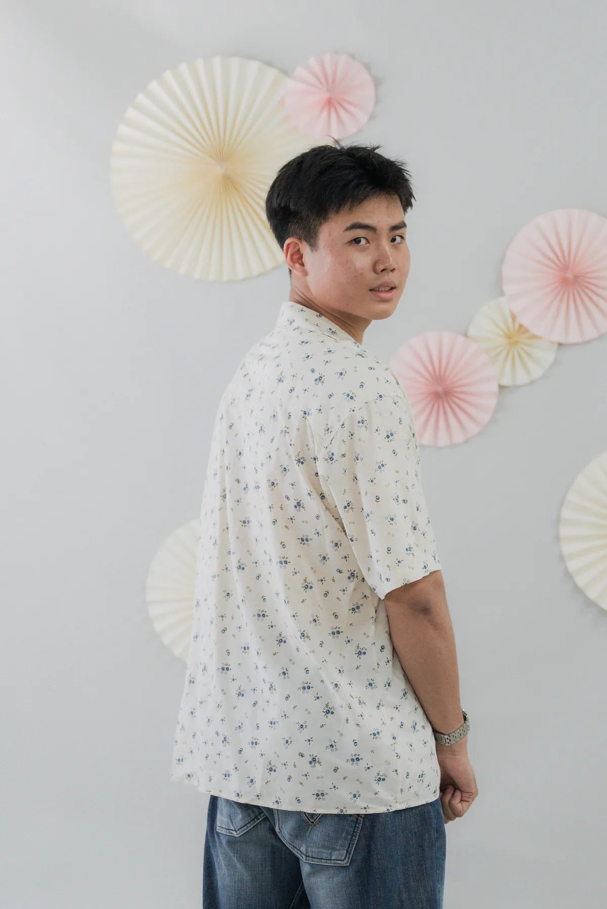 [COL FUKU] Fuku Collared Short Sleeve Shirt