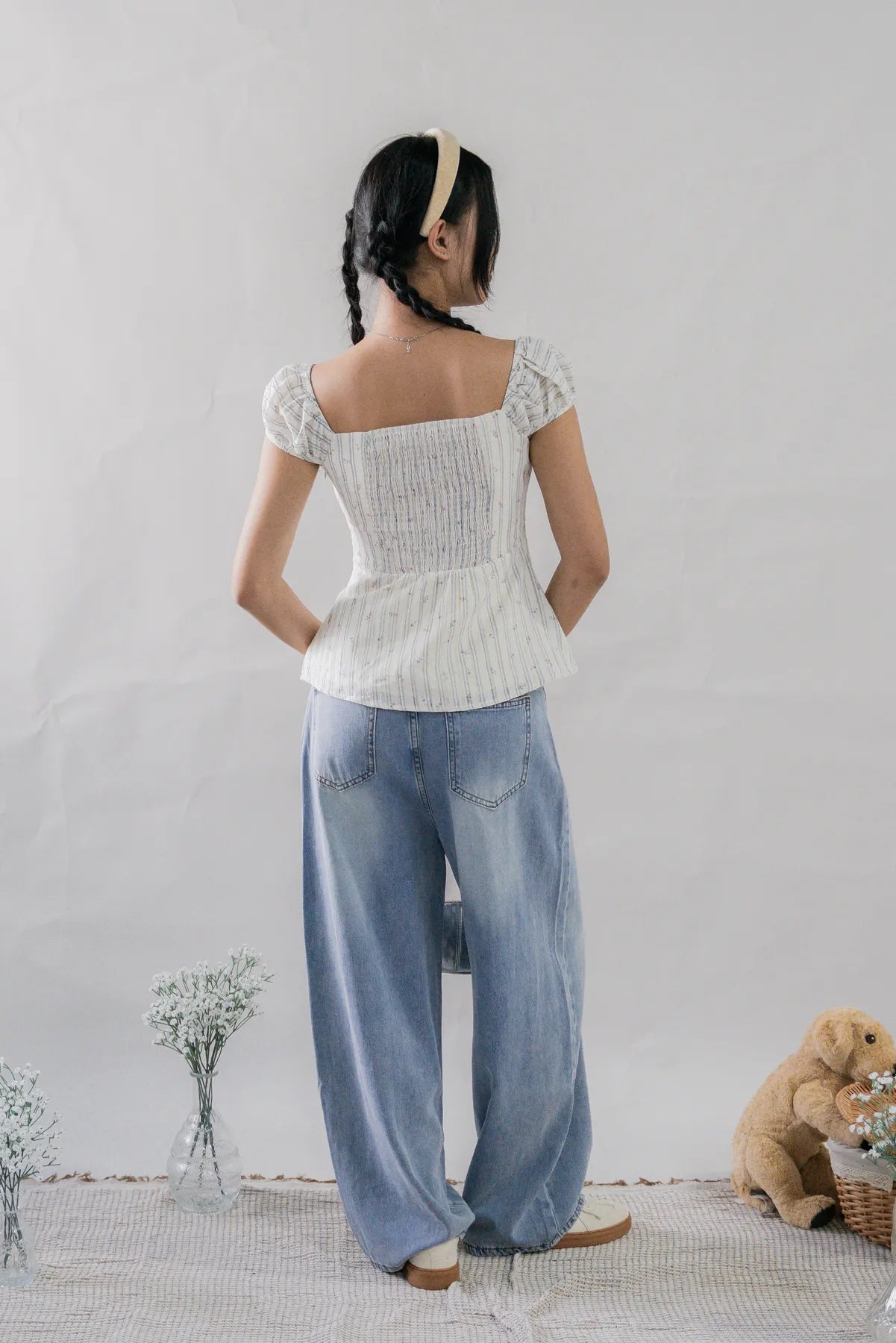 Tessa Padded Cap Sleeves Top