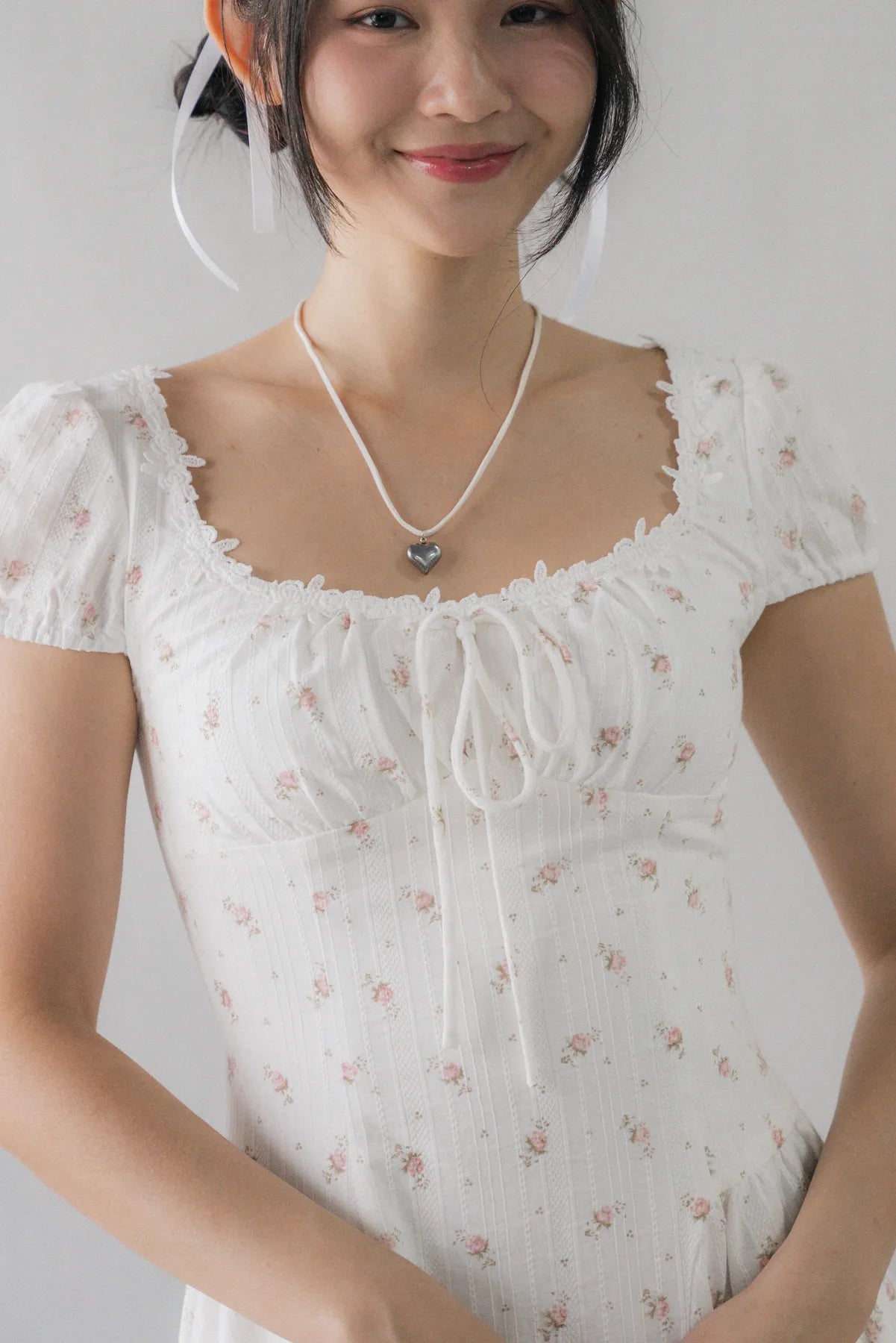 [COL YORI] Tasha Floral Drop Waist Maxi Dress