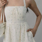 Jodi Padded Halter Romper Dress