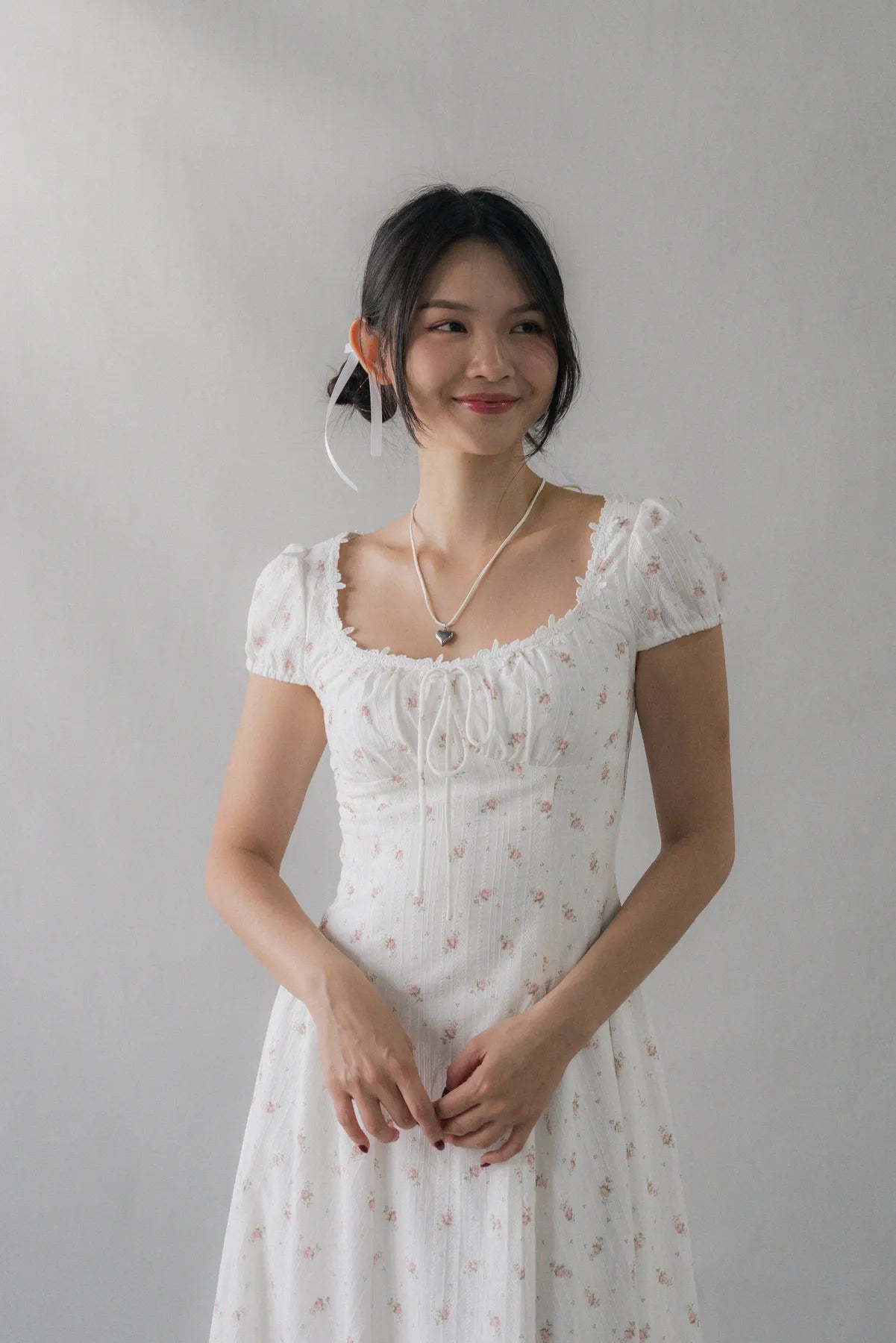 [COL YORI] Tasha Floral Drop Waist Maxi Dress