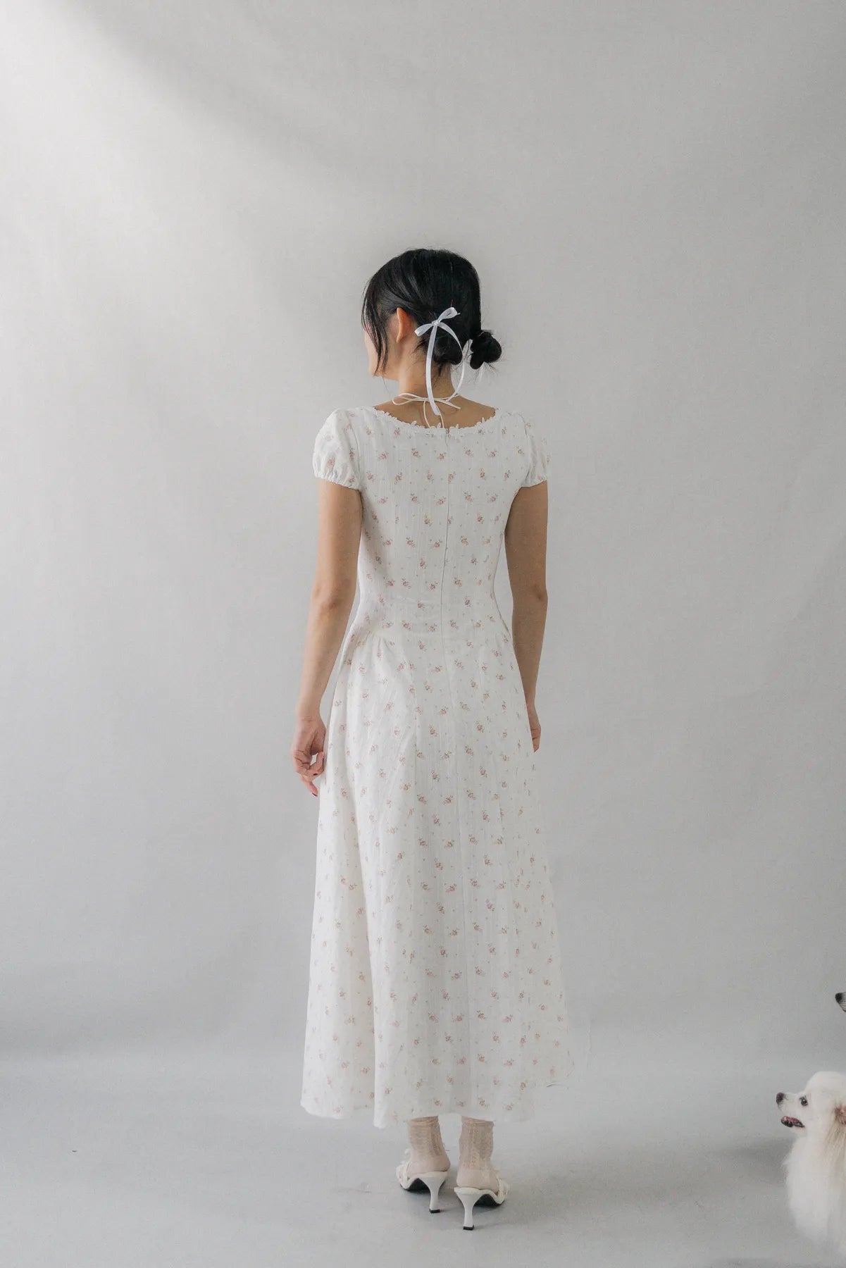 [COL YORI] Tasha Floral Drop Waist Maxi Dress