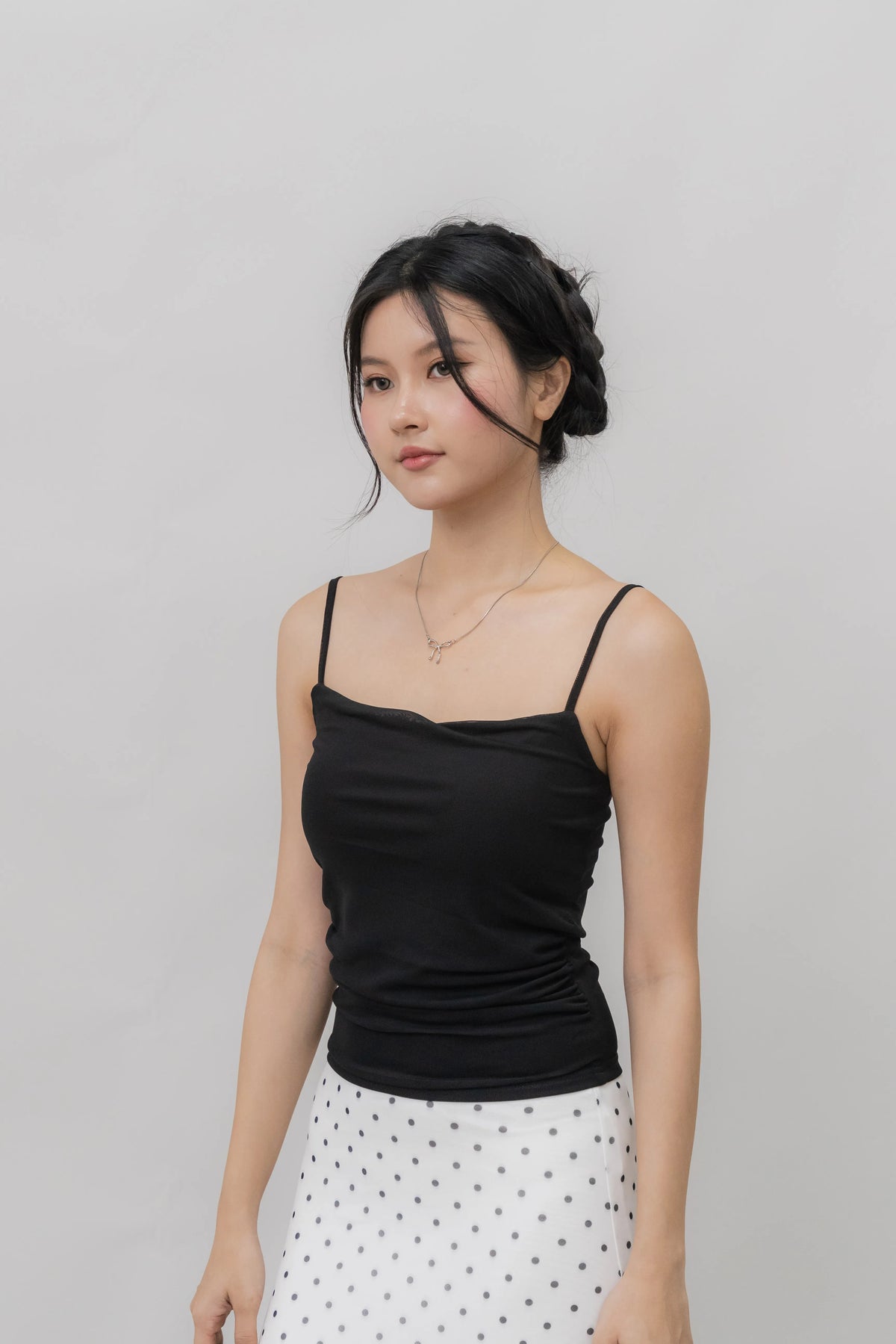 [CLOUD MESH] Ivy Padded Mesh Tank Top