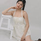 Jodi Padded Halter Romper Dress