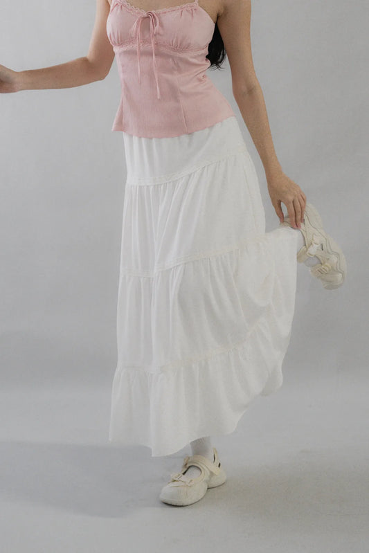*PRELAUNCH* Eden Long Tiered Lace Skirt