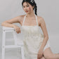 Jodi Padded Halter Romper Dress