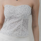 Elora Padded Ribbon Tie Top