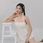 Jodi Padded Halter Romper Dress