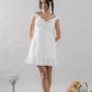 Adelle Ruffle Ribbon Mini Dress