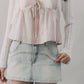 Miki Denim Wash Mini Skorts