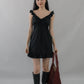 Adelle Ruffle Ribbon Mini Dress