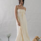 Kate Lace Trim Ribbon Padded Maxi Dress