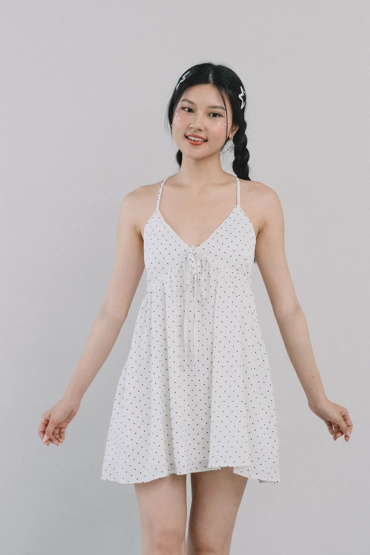 *RESTOCK* Primrose Polka Dot Babydoll Padded Dress