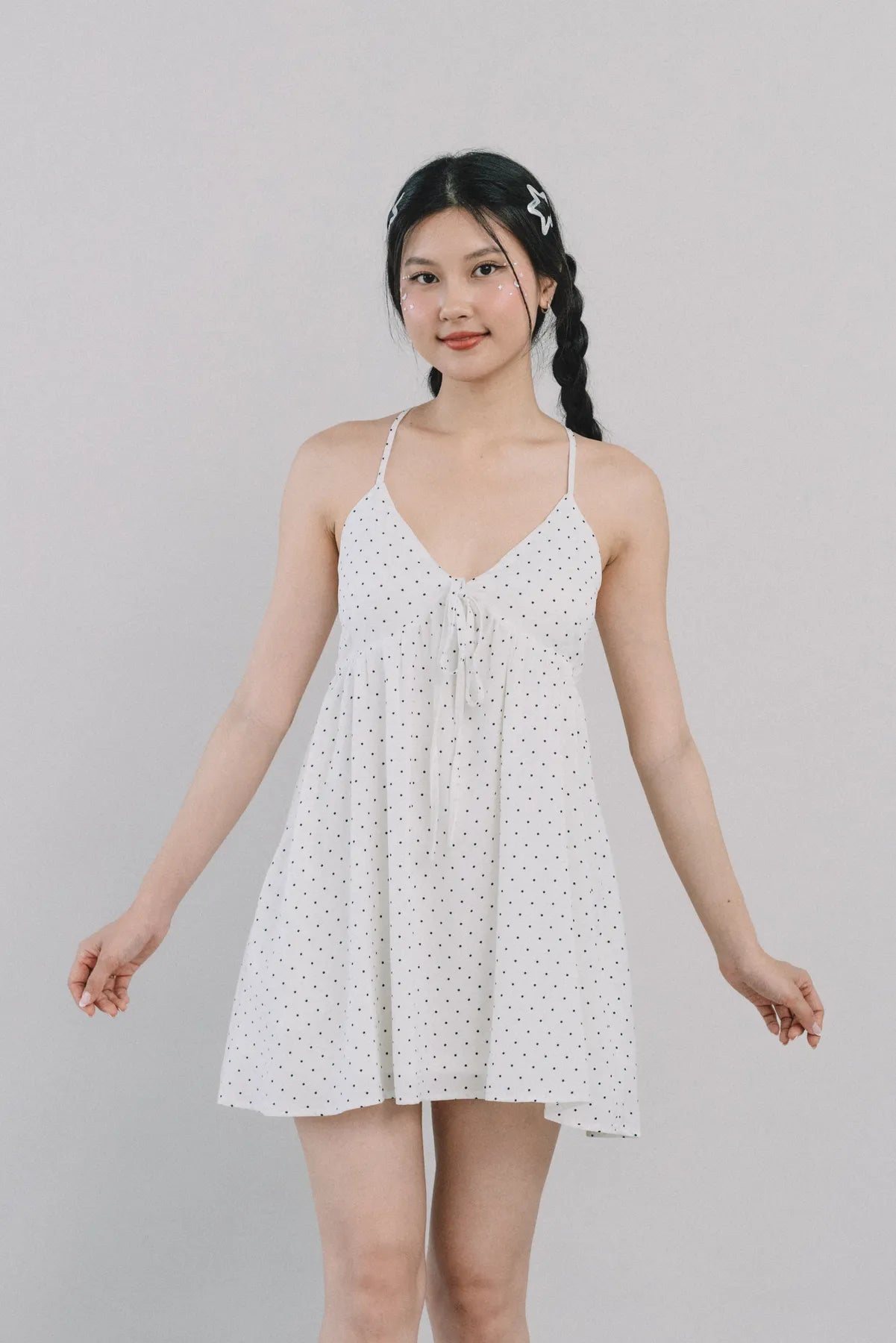*RESTOCK* Primrose Polka Dot Babydoll Padded Dress