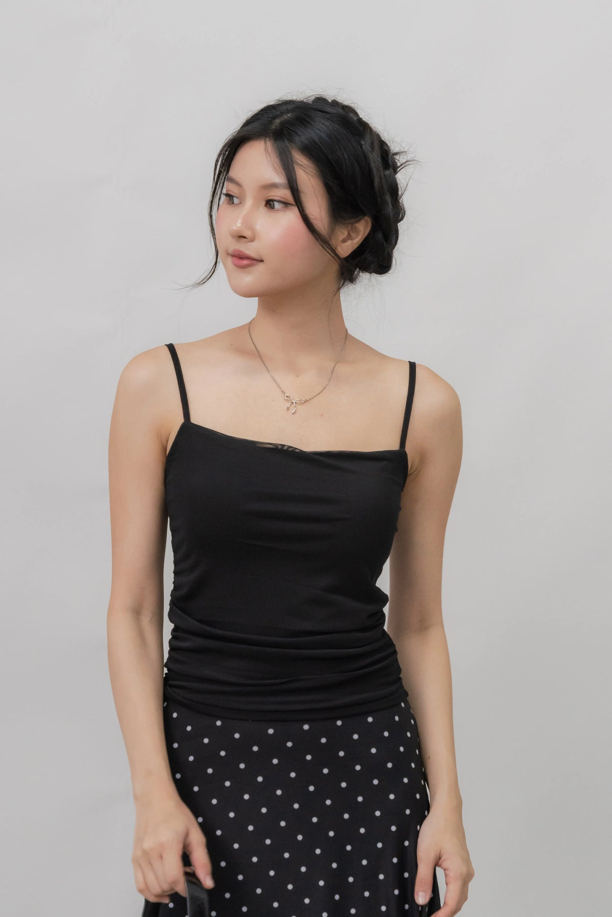 [CLOUD MESH] Ivy Padded Mesh Tank Top