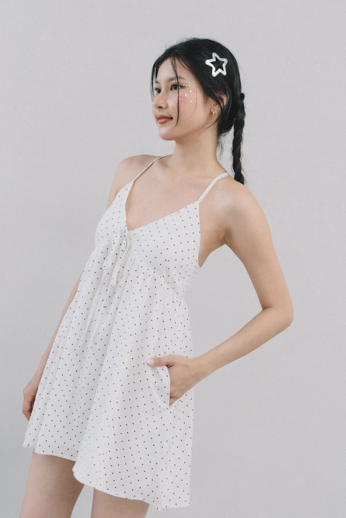 *RESTOCK* Primrose Polka Dot Babydoll Padded Dress