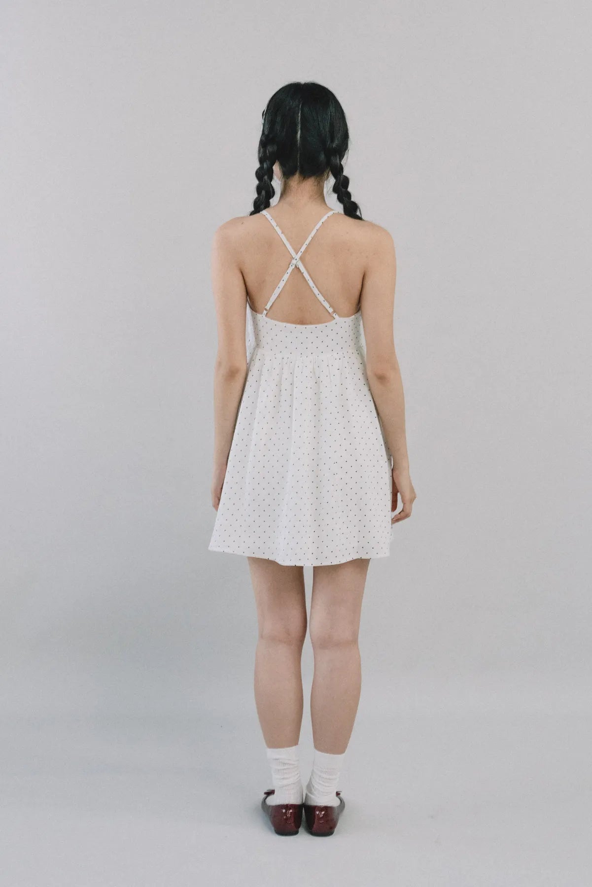 *RESTOCK* Primrose Polka Dot Babydoll Padded Dress