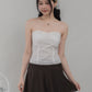 Elora Padded Ribbon Tie Top