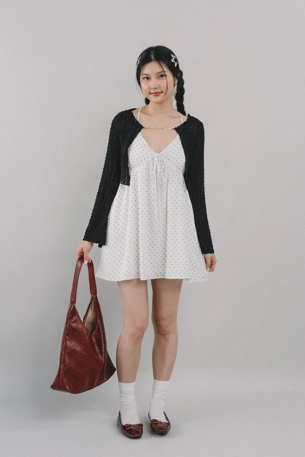 *RESTOCK* Primrose Polka Dot Babydoll Padded Dress