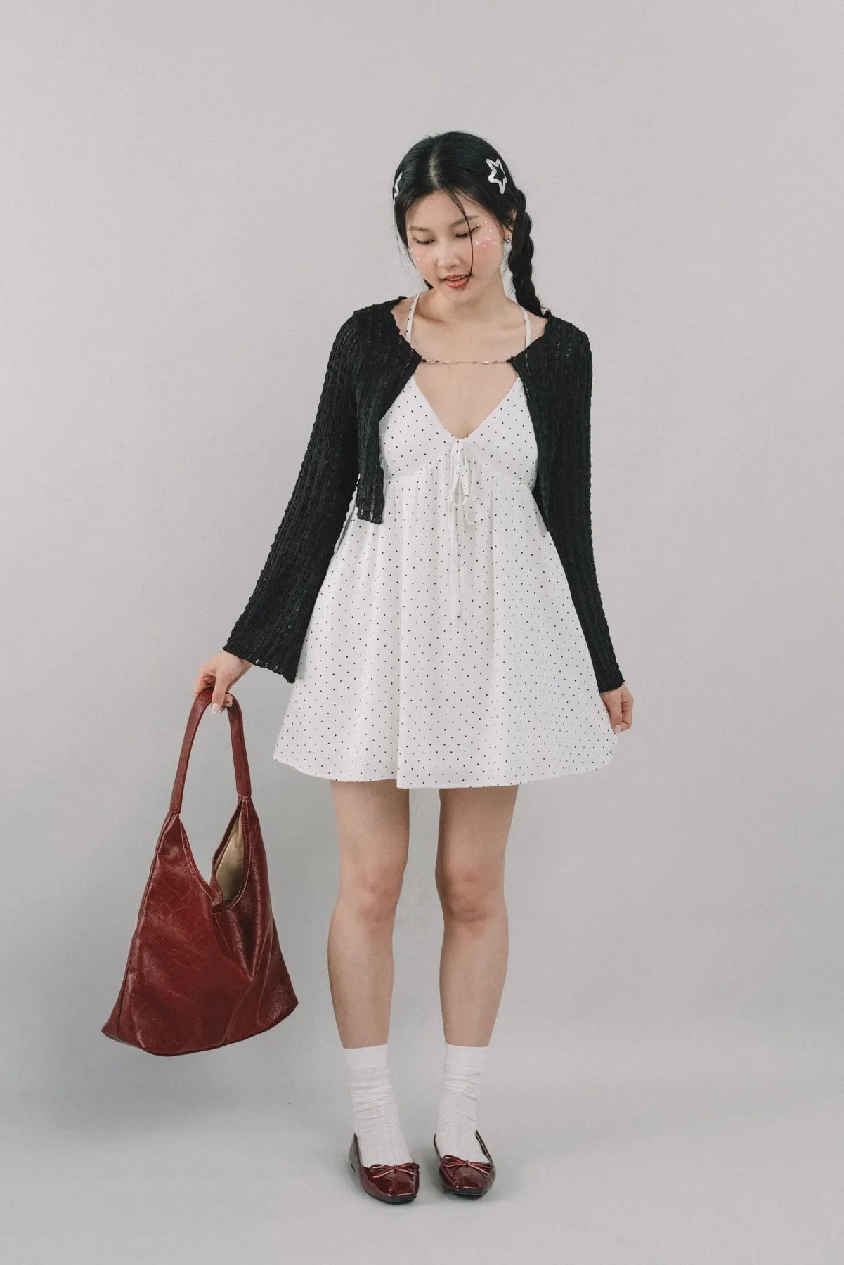 *RESTOCK* Primrose Polka Dot Babydoll Padded Dress